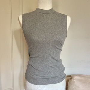 Mock Neck Sleeveless Top, H&M, S/XS